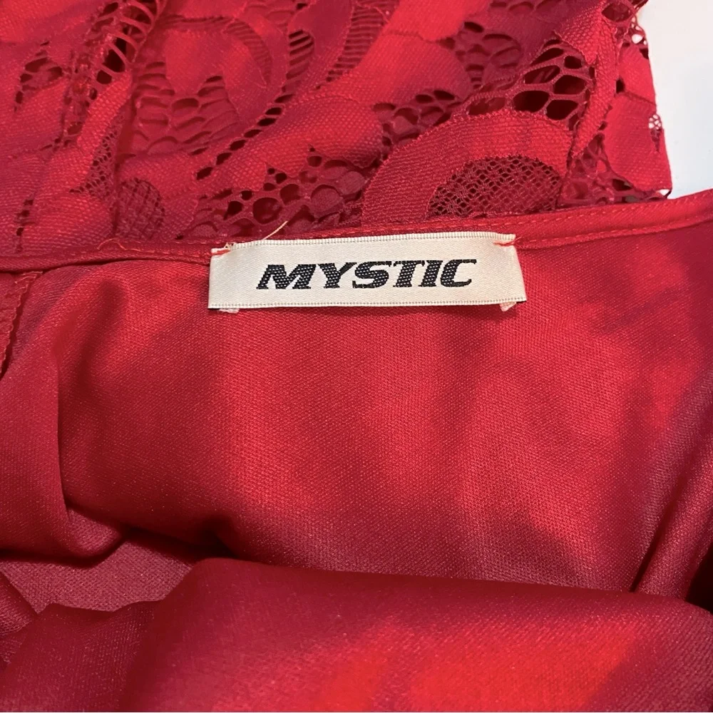 Mystic Red Lace Dress, Size Small - Picture 4 of 4